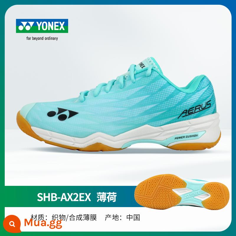 Giày cầu lông nữ chính hãng YONEX Giày cầu lông Yonex giày nữ giày thể thao yy thoáng khí chống trượt - Màu mới siêu nhẹ》AX2EX Mint