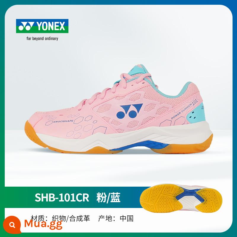 Giày cầu lông nữ chính hãng YONEX Giày cầu lông Yonex giày nữ giày thể thao yy thoáng khí chống trượt - 101CR hồng/xanh