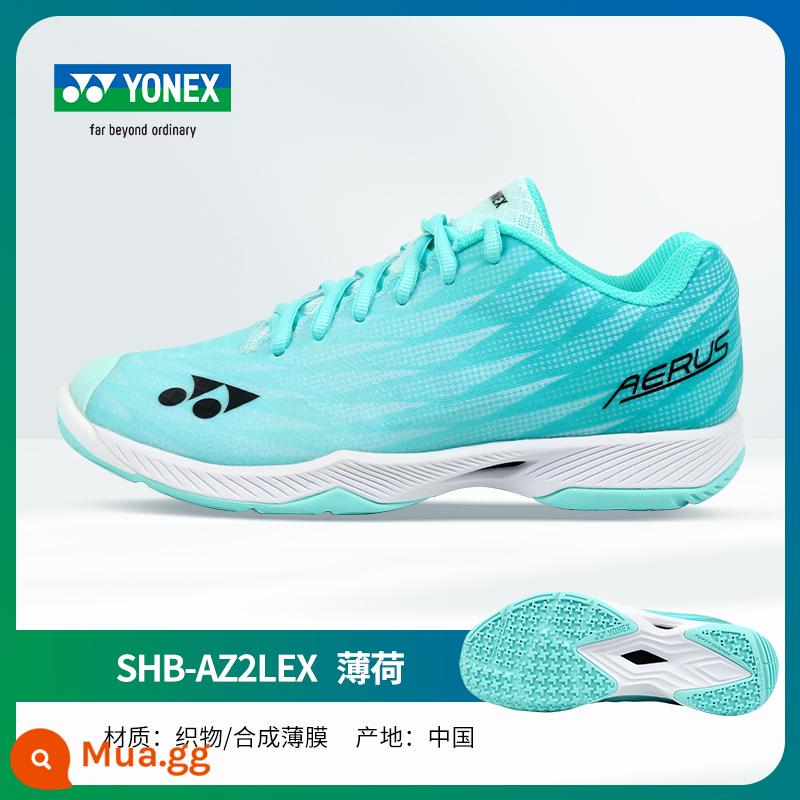 Sản phẩm mới YONEX Giày cầu lông thể thao chuyên nghiệp Yonex nam nữ siêu nhẹ thế hệ thứ 5 SHB-AZ2MEX - SHBAZ2LEX Mint (mẫu nữ)