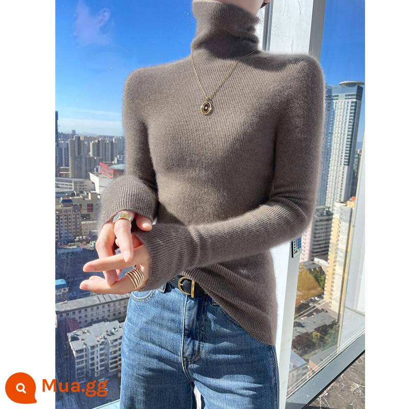 Áo len cashmere cổ cao màu trắng thu đông áo len nữ mặc bên trong ôm sát áo len dệt kim đáy cao cấp - Màu nhung tím [nhỏ/lỏng lẻo/mặc bên ngoài/phong cách lười biếng/Đảo công bằng/ngoại cỡ/khí chất/phong cách Hàn Quốc/phong cách đường phố/siêu hot/fufu/sản phẩm châu Âu cao cấp/phong cách nóng bỏng của người nổi tiếng trên Internet]