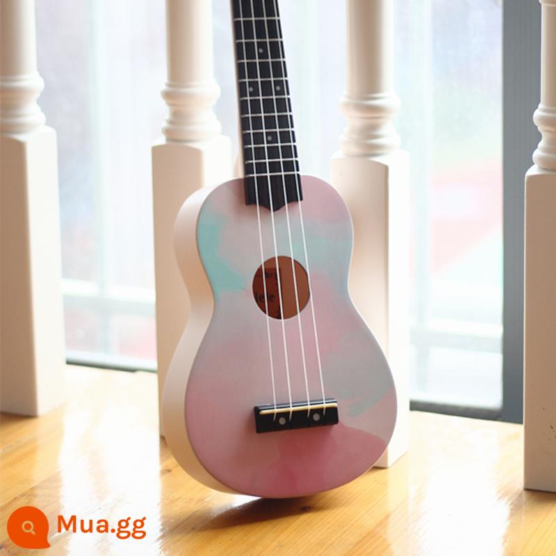 Đàn ukulele 23 inch dành cho nam và nữ đẹp trai dành cho người mới bắt đầu Đàn ukulele dễ thương dành cho trẻ em cấp độ đầu vào 21 inch - Nhuộm Halo 1 (tặng kèm túi quà, hướng dẫn)