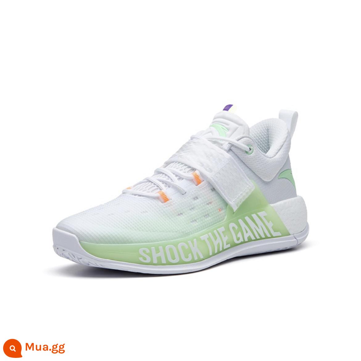 Xuanhuo Sports Anta Sweeps Giày bóng rổ thế hệ thứ 4 Giày thể thao thực dụng trong nhà và ngoài trời chuyên nghiệp Low Top 112231608 - 112231608-1 trắng/xanh