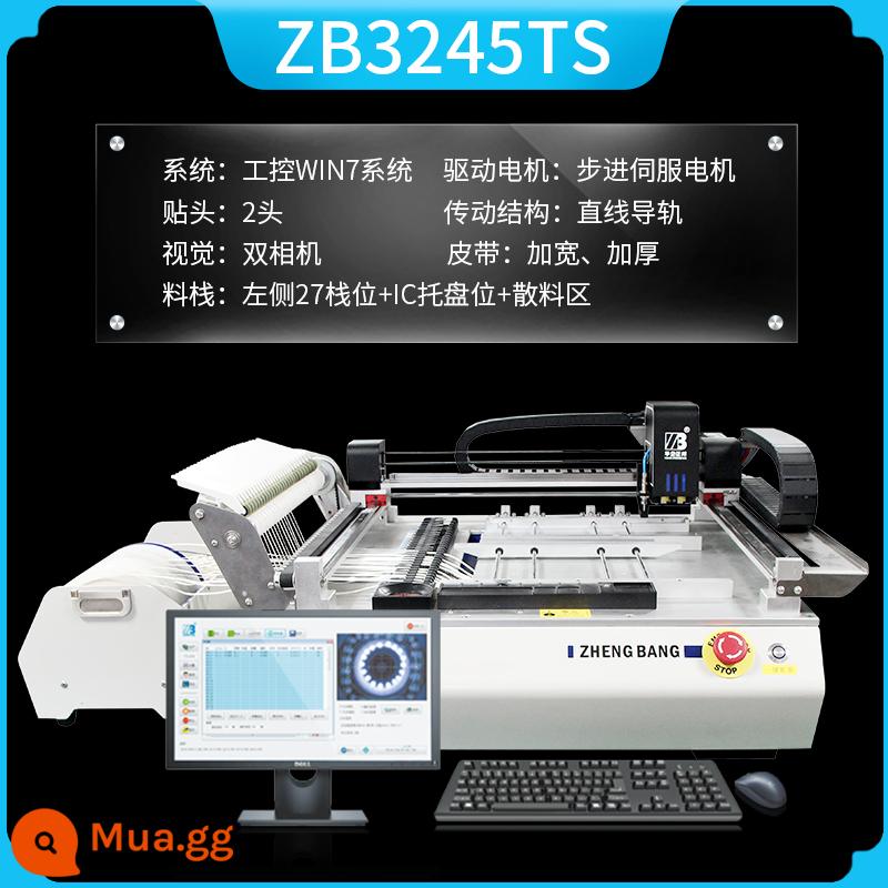 Máy định vị Zhengbang máy tính để bàn nhỏ smt máy định vị hoàn toàn tự động hướng dẫn sử dụng trong nước Chứng minh R&D trực quan bằng đèn LED tốc độ cao - ZB3245TS (định vị trực quan)