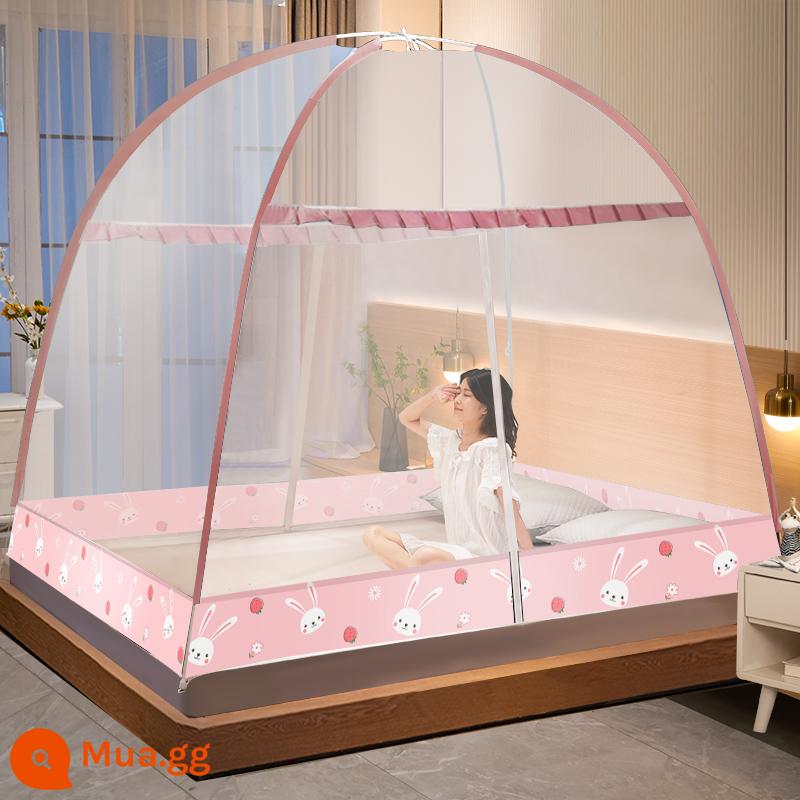 2023 new yurt muỗi mùng nhà lắp đặt miễn phí gấp mùng ký túc xá sinh viên chống rơi trẻ em gấp chống muỗi - Tutu [Mẫu mới mở rộng và phóng to - Loại A không chứa formaldehyde]