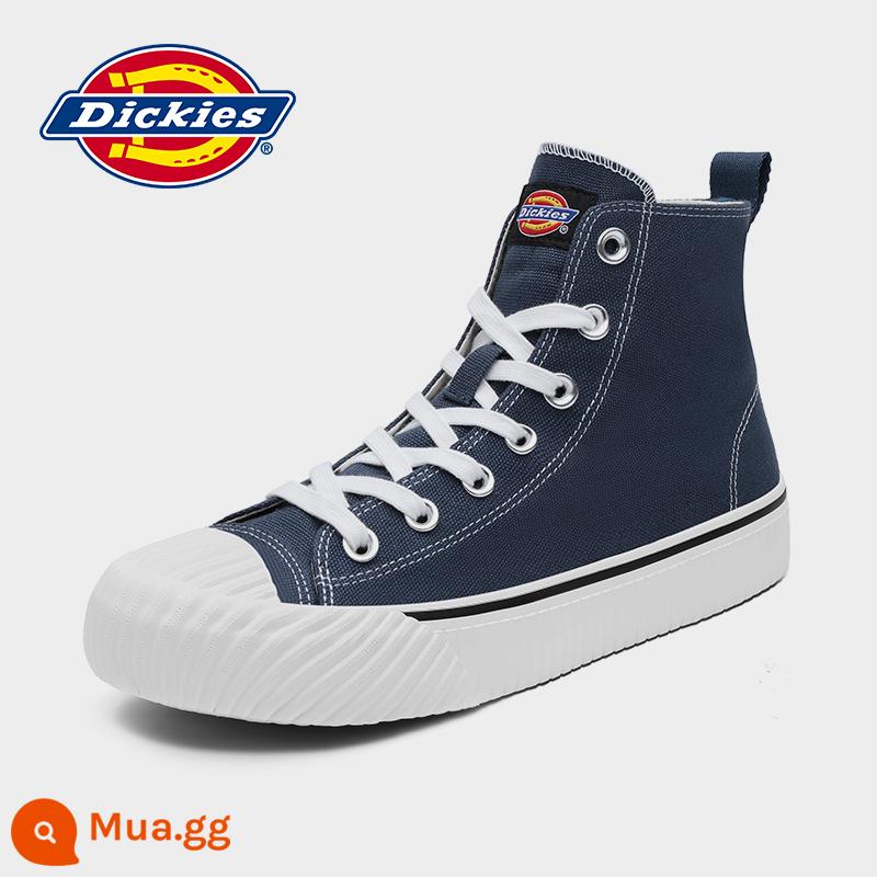 Dickies Giày Vải Nam Ống Cao Mùa Xuân 2023 Giày Nam Xu Hướng Tất Cả Trận Đấu Giày Vải Nam giày Thường - màu xanh da trời