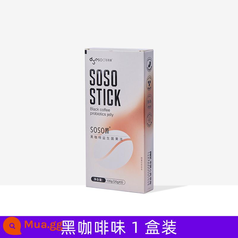 Duoyan Mỏng Soso Dính Cà Phê Đen Men Vi Sinh Đường Tiêu Hóa Probiotic Nữ Trưởng Thành Enzyme Thạch Hoạt Động Vi Khuẩn 5 Gói - một hộp