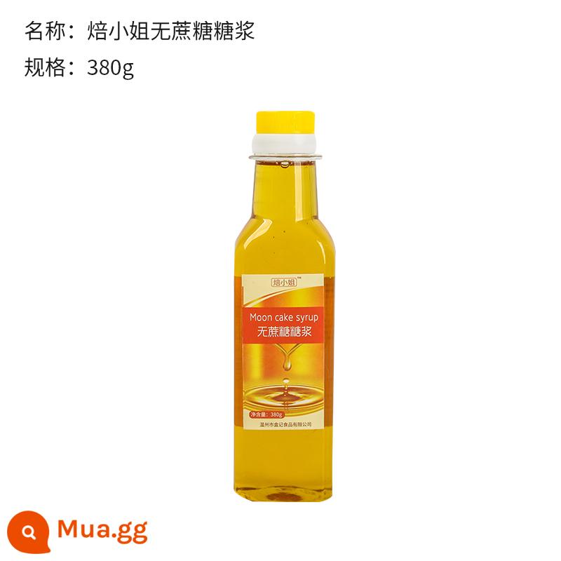 Bánh trung thu inversion syrup nguyên liệu làm bánh trung thu kiểu Quảng Đông 380g siro mạch nha bánh trung thu vàng vàng - Xi-rô không chứa Sucrose 380g