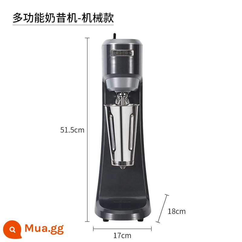 Máy đánh sữa thương mại quán trà sữa công suất lớn 1000ML tự động đánh sữa trộn nướng sữa máy trộn điện - Mẫu nâng cấp cao cấp A3 màu xám [tặng cốc inox 304]