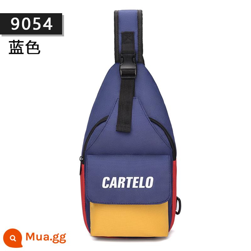 Cartelo Crocodile 2021 Mới Túi Nam Thời Trang Túi Đeo Trước Ngực Túi Đeo Vai Túi Satchel Hợp Thời Trang Nữ Ba Lô Thường Ngày - 9054 màu xanh