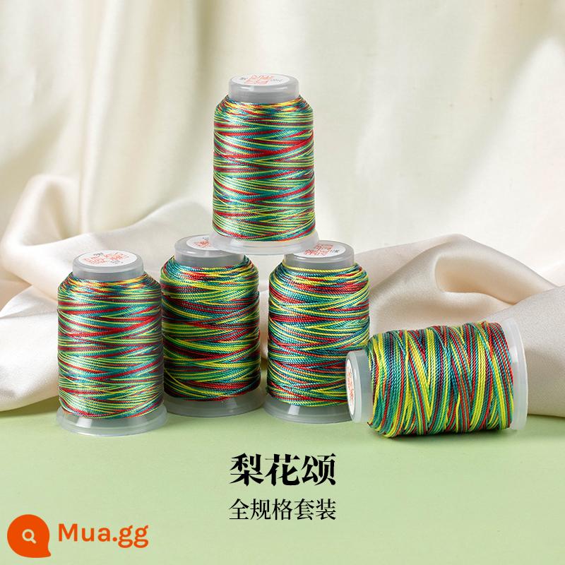 Bảy màu 3/6/9/12/15 phần nhuộm sợi tay dây handmade tự làm chất liệu dây bện sợi chỉ năm màu tay quanh co - Bộ thông số kỹ thuật đầy đủ của Ode to the Pear Blossom