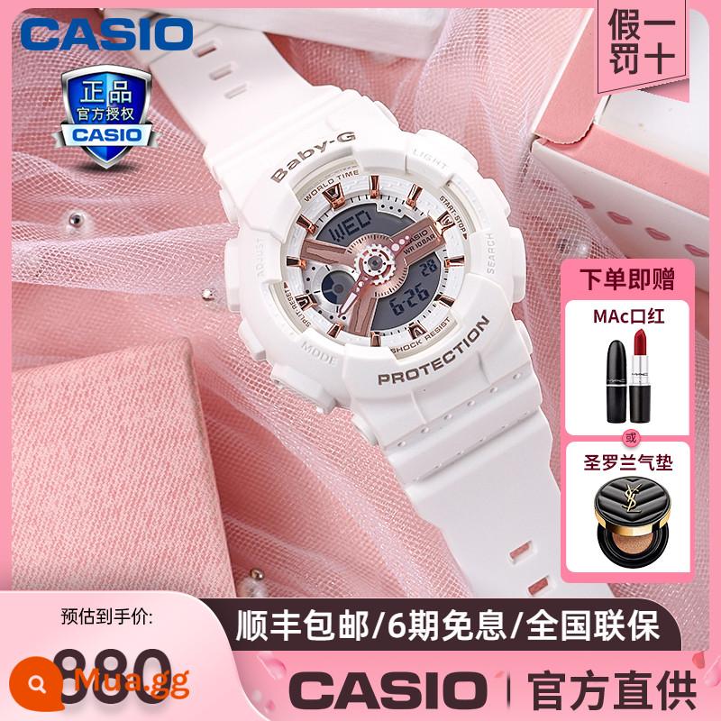 Đồng hồ CASIO nữ babyg kỳ lân bầu trời đầy sao thể thao đồng hồ điện tử gshock bột hoa anh đào GMA-S120 - 9. Khuyến nghị bán chạy Son môi BA-110XRG-7APR_Free MAc