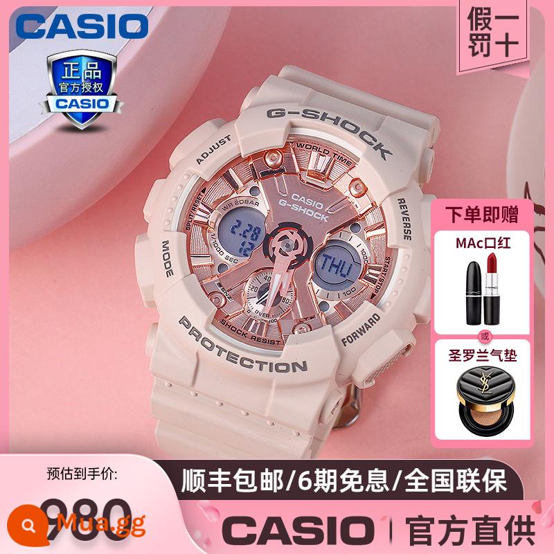 Đồng hồ CASIO nữ babyg kỳ lân bầu trời đầy sao thể thao đồng hồ điện tử gshock bột hoa anh đào GMA-S120 - 1. GMA-S120MF-4APR bán chạy tặng kèm son MAc miễn phí