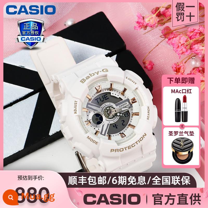 Đồng hồ CASIO nữ babyg kỳ lân bầu trời đầy sao thể thao đồng hồ điện tử gshock bột hoa anh đào GMA-S120 - 7. Khuyến nghị bán chạy Son môi MAc miễn phí BA-110GA-7A1PR