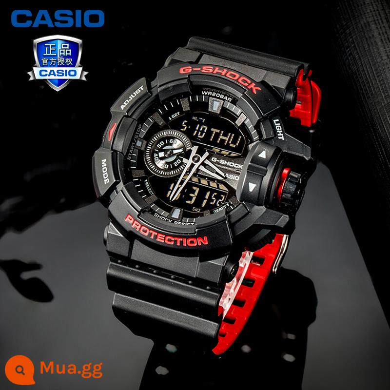 Đồng hồ CASIO nam vàng đen gshock chính hãng trái tim bóng tối Ngộ Không giới hạn nam thần biển GA110GB - 13.GA-400HR-1APR đi kèm ba lô đeo chéo G-SHOCK