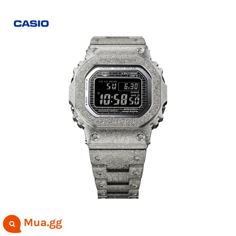 Đồng hồ CASIO nam nhỏ vàng nugget bạc nugget chính hãng vàng gạch kỷ niệm 35 năm kim loại vuông nhỏ GMW-B5000 - [Kỷ niệm 40 năm] GMW-B5000PS-1PRT