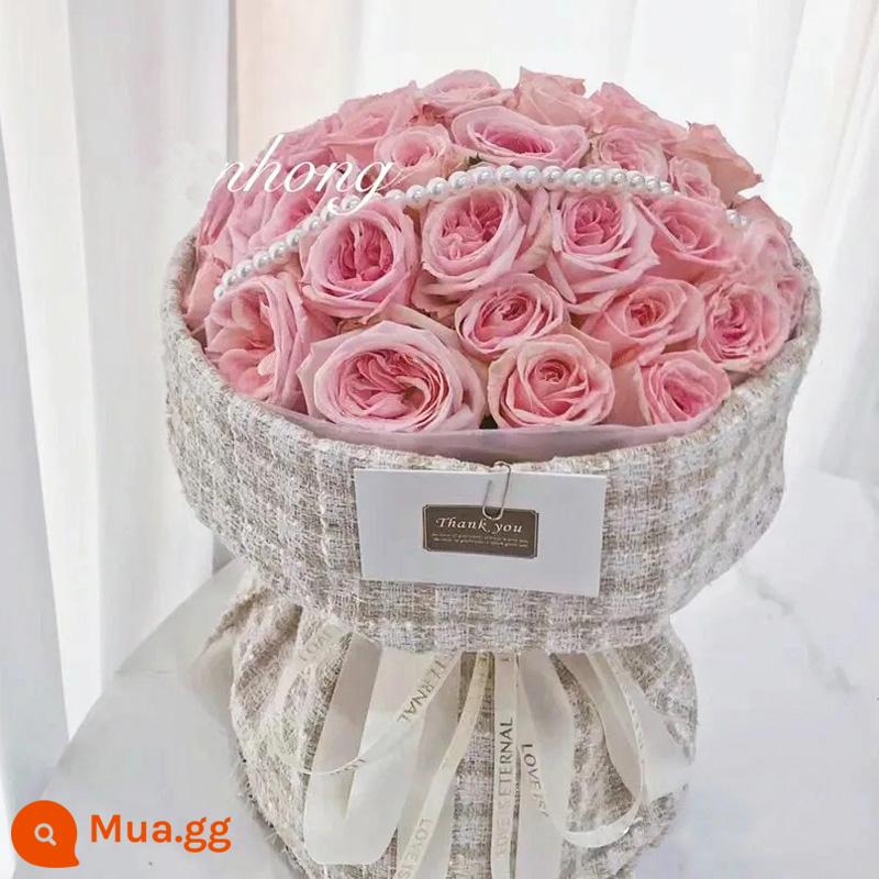 Lễ hội mùa xuân Năm mới Bó hoa hồng sinh nhật Xiaoxiangfeng cho bạn gái Flower Express Giao hàng cùng thành phố Thâm Quyến Bắc Kinh Quảng Châu - [Vải thiều ngọt ngào] Đặt trước 33 bông hồng vải thiều