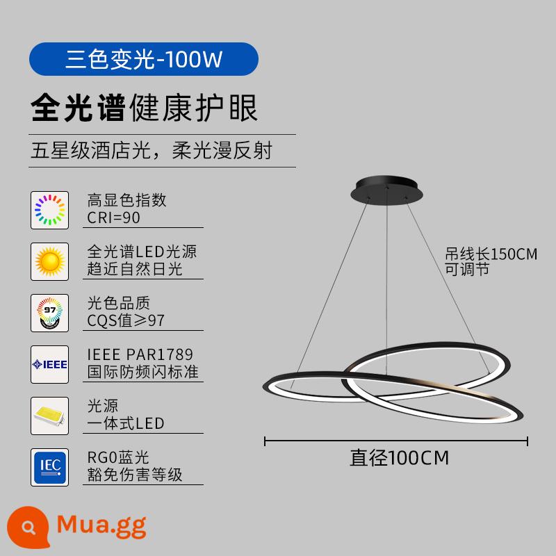 Cô gái sáng tạo trái tim bóng mây đèn ngủ nhỏ phòng ngủ đèn bàn cạnh giường ngủ lãng mạn đầy màu sắc ánh sáng ban đêm bầu không khí chữa bệnh cho giấc ngủ ánh sáng nhỏ - Model bảo vệ mắt / CRI 97-đèn chùm-100*150CM-100W-điều chỉnh độ sáng ba màu