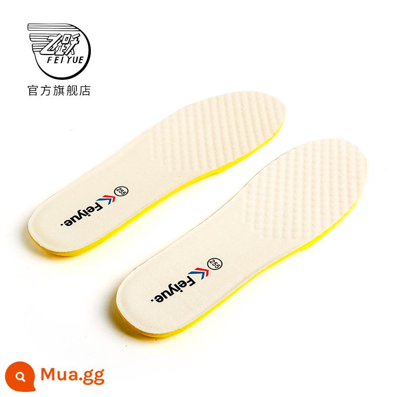 feiyue/đế feiyue nữ Hai Boli đế mềm thấm mồ hôi nam - vàng nhạt