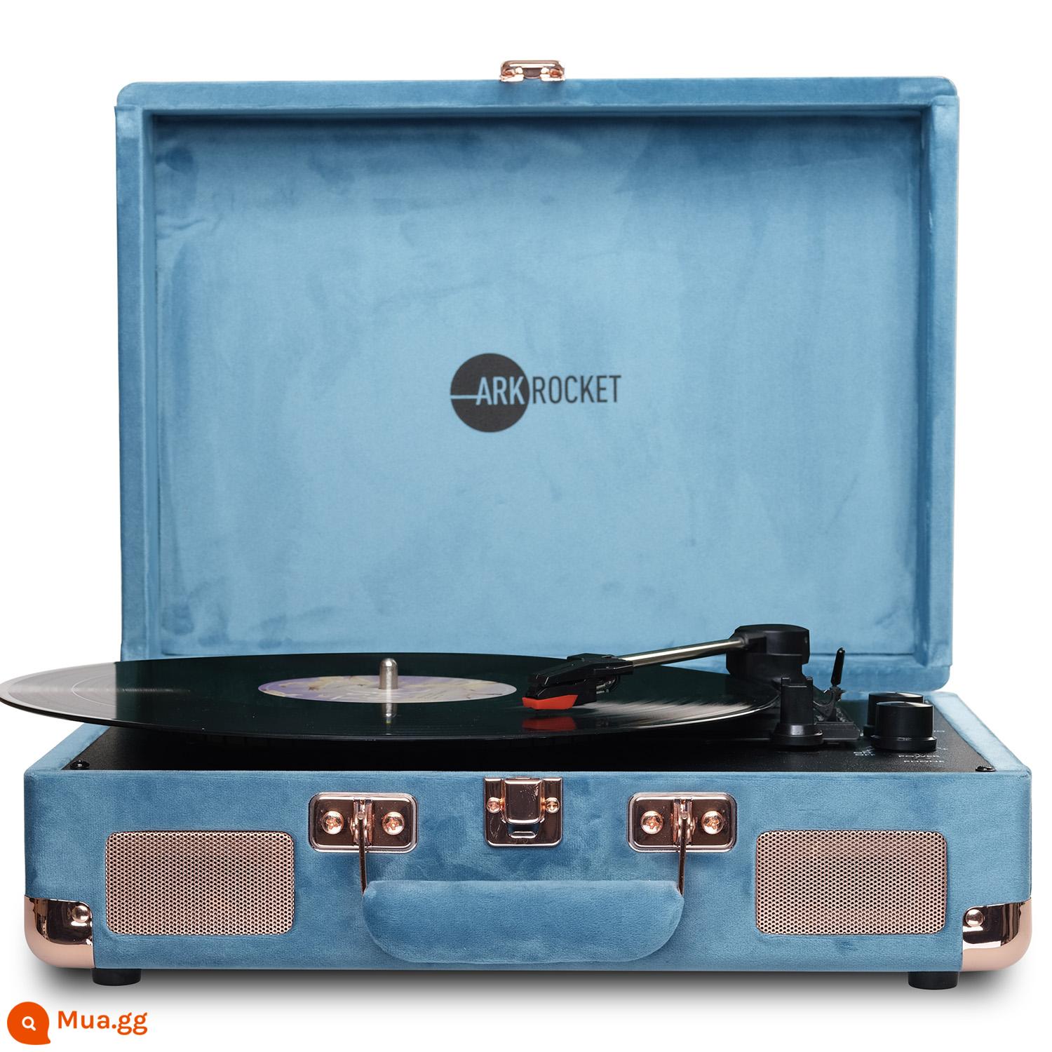 American Crosley máy ghi đĩa vinyl Máy ghi âm Bluetooth máy quay đĩa di động tại nhà Máy ghi âm di động âm thanh - Arkrocket nhung hải quân tại chỗ