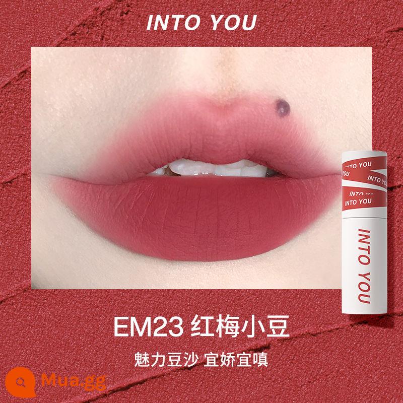 INTO YOU air lip bùn mỏng matte mềm sương nhung son môi men w6 làm trắng sinh viên vàoyouw1 - EM23