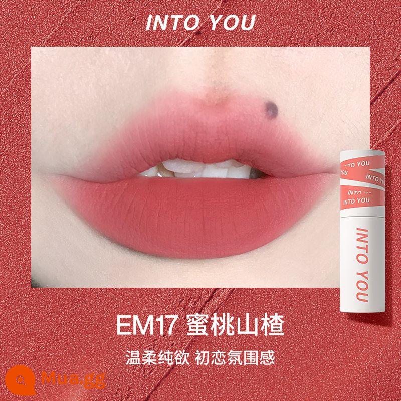 INTO YOU air lip bùn mỏng matte mềm sương nhung son môi men w6 làm trắng sinh viên vàoyouw1 - EM17