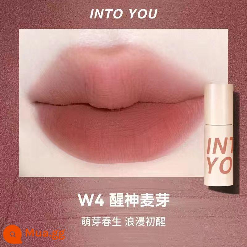 INTO YOU air lip bùn mỏng matte mềm sương nhung son môi men w6 làm trắng sinh viên vàoyouw1 - W4