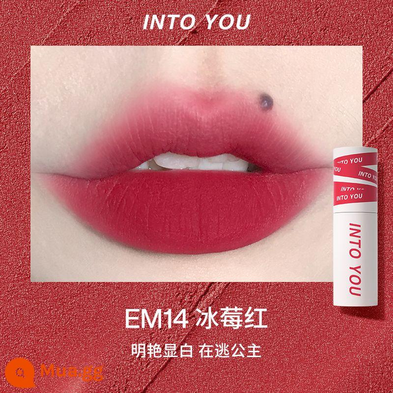 INTO YOU air lip bùn mỏng matte mềm sương nhung son môi men w6 làm trắng sinh viên vàoyouw1 - EM14