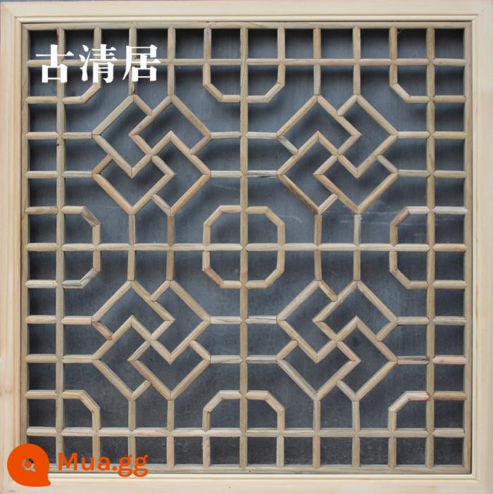 Trang trí kiểu Trung Quốc Dongyang Gỗ được chạm khắc cửa cổ và cửa sổ Solid Window Window Grid Flow Nền Tường tường Trung Quốc Màn hình phân vùng Trung Quốc - Kiểu năm 80cm