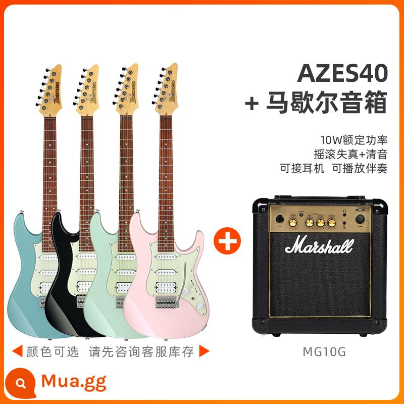 Ibanez Ibanna đàn guitar điện grx40 azes40 31 GRG lắc đơn cho người mới bắt đầu mục nâng cao - [AZES40 Gói 4]+Loa Marshall