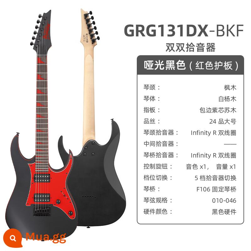 Ibanez Ibanna đàn guitar điện grx40 azes40 31 GRG lắc đơn cho người mới bắt đầu mục nâng cao - Tấm bảo vệ màu đỏ đen mờ GRG131DX (cả hai cặp)