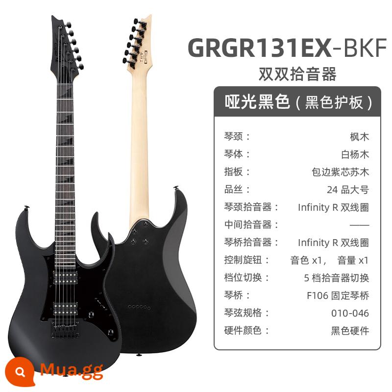 Ibanez Ibanna đàn guitar điện grx40 azes40 31 GRG lắc đơn cho người mới bắt đầu mục nâng cao - Tấm bảo vệ màu đen mờ GRGR131EX (đôi)