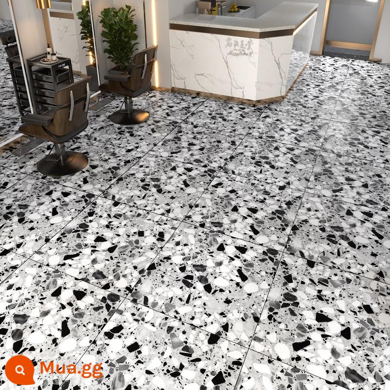 sàn nhựa pvc dán tự dính chịu mài mòn giả đá cẩm thạch terrazzo sàn da thương mại sàn dán cải tạo sàn - ks09[Mẫu độc quyền] -Đặt hàng tối thiểu 3 chiếc [size 60*60]