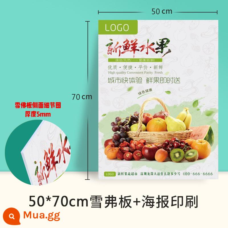 Kt bảng hiển thị giá thẳng đứng bảng hiển thị quảng cáo từ sàn đến trần áp phích kệ đứng đứng nhãn hiệu nước công khai tùy chỉnh bảng hiển thị - Bảng Chevron 50x70cm + in poster