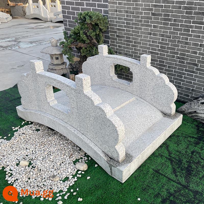 Đá chạm khắc cầu đá Baima Courtyard Stone Arch Bridge Granit Xiaoli Cầu chảy cảnh quan nước cổ vật Đá Cây cầu trong nhà - Kiểu 2 1,2 mét