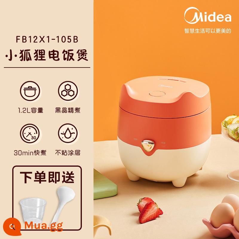 Nồi cơm điện nhỏ Midea home 1.2L ăn 1 người đa năng thông minh ký túc xá mini nồi cơm điện 1-2-3 người - Soong Little Fox