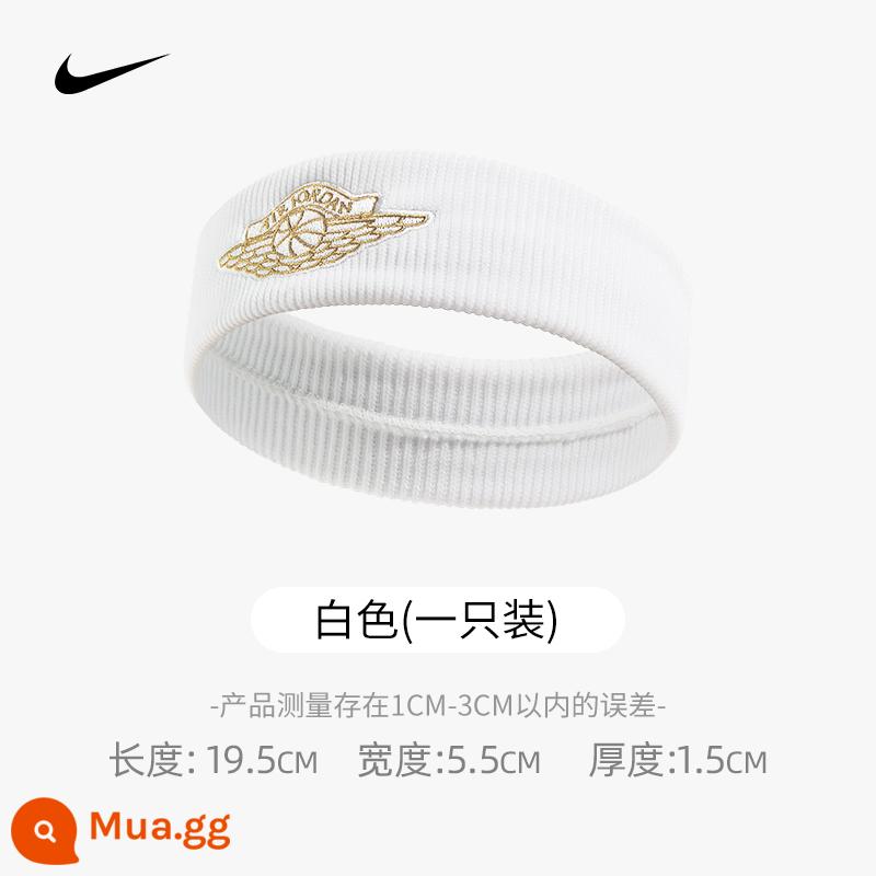 Nike Nike Head với dụng cụ thể thao nam, hấp thụ mồ hôi, tóc rổ tập thể dục với dải bóng đen nữ AC2285 - Bạch kim AJ/CK9955-109/Băng đô