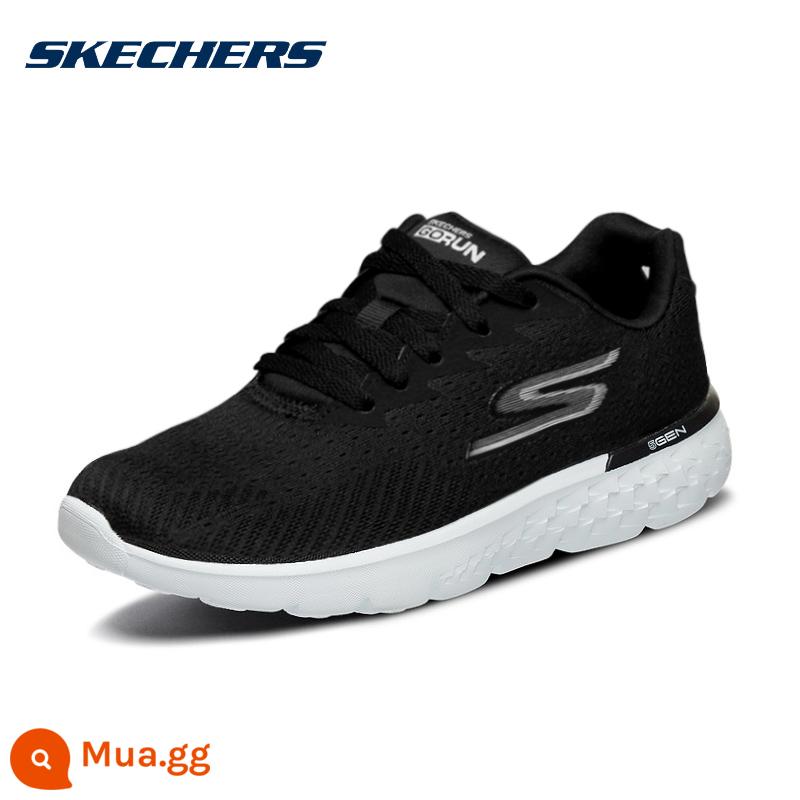 Giày SKECHERS nữ, giày mẹ, giày thể thao thoáng khí, giày chạy bộ cho người già, giày đi bộ, giày thường đế mềm, giày nữ cho người già - BKW đen/trắng