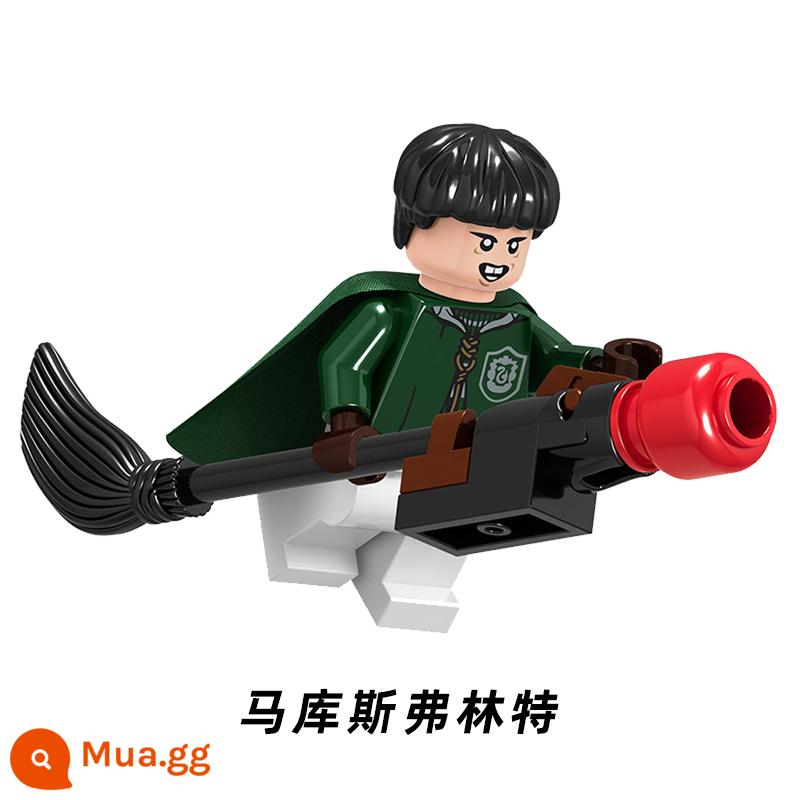 Tương thích với LEGO Harry Potter Trận Quidditch Rubeus Haggs Slytherin Gryffindor Minifigure Đồ chơi - Marcus Flint