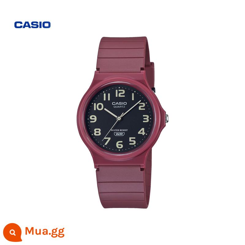 [Quà tặng] Cửa hàng hàng đầu CASIO MQ-24 đồng hồ điện tử nam nữ nhỏ màu đen trang web chính thức sản phẩm chính hãng chính thức - MQ-24UC-4BDF