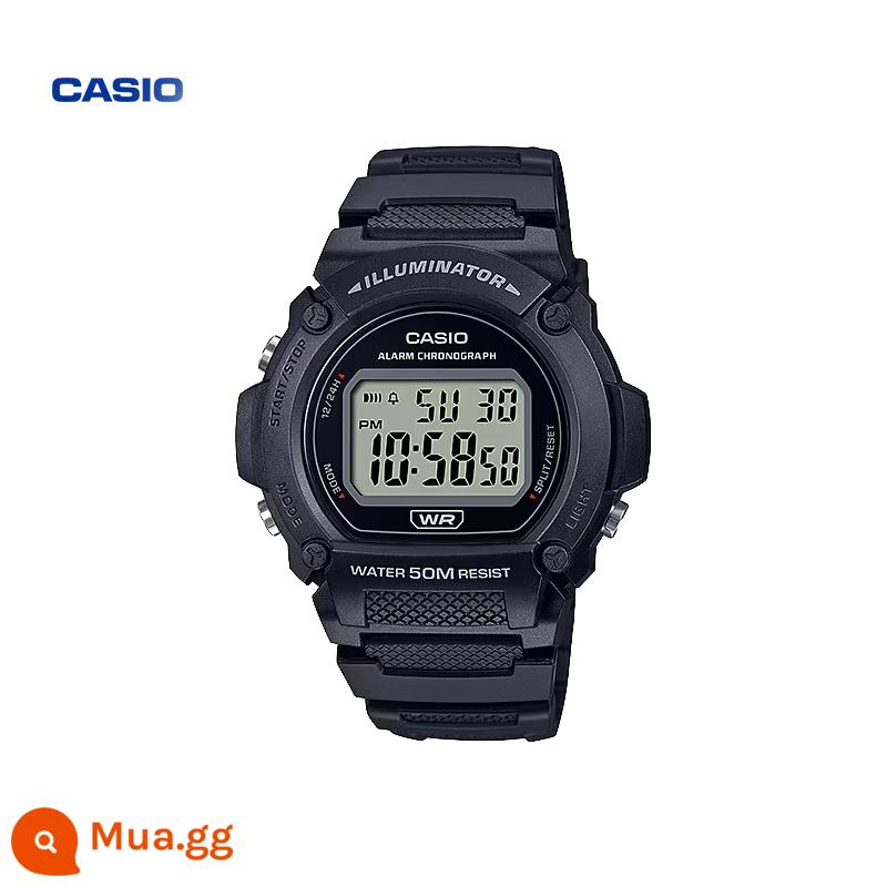 Trang web chính thức của CASIO cửa hàng hàng đầu ở nước ngoài thể thao chống thấm nước xu hướng thời trang cổ điển dành cho nam giới W-218H - W-219H-1AVDF