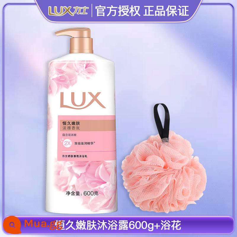 Lux Sữa Tắm Dưỡng Bọt Hương Thơm Lâu Dài 72 Giờ Hương Thơm Cơ Thể Nữ Nam Bình Dung Tích Lớn Chính Thức Xác Thực Soái Hạm - Trẻ hóa da lâu dài 600g (chai đơn)