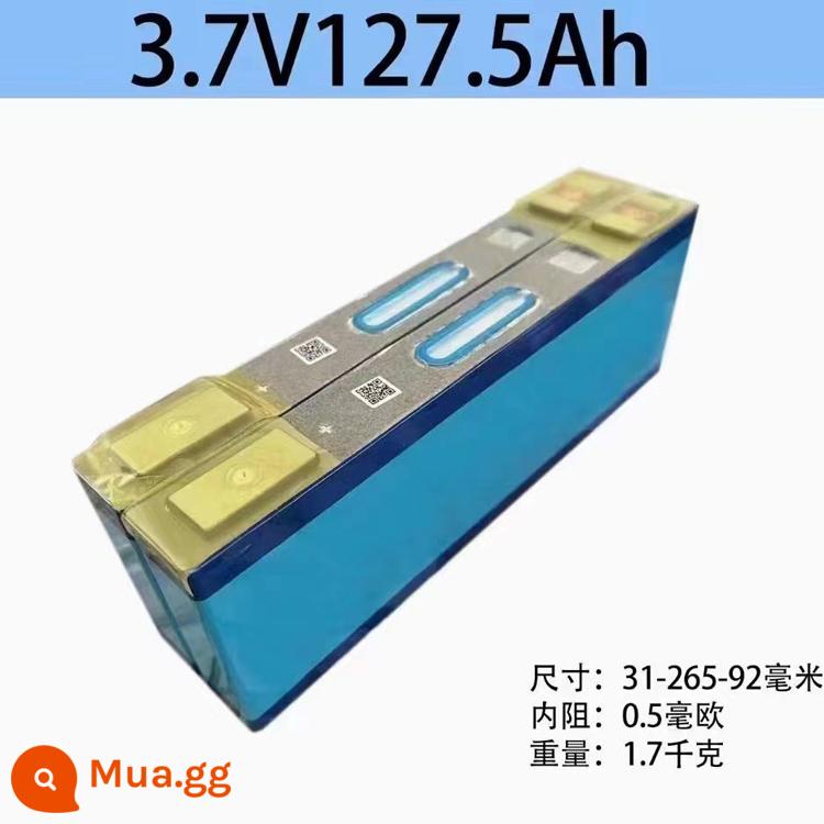 Thương hiệu mới Ningde xe máy điện pin lithium 3.7V40ah đơn lớn 60ah lưỡi điện xe điện ternary pin lithium - (Mã mài mới ND) 3.7V127.5ah