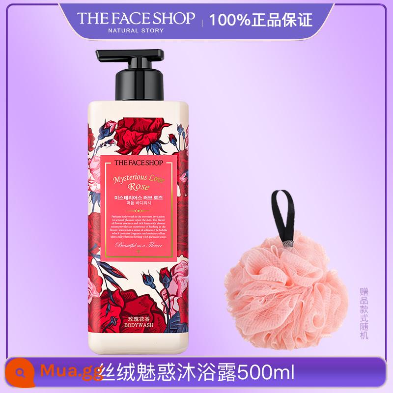 Sữa Tắm Feishi Shop Hương Nước Hoa Lưu Lại 72 Giờ - Sữa tắm Velvet Charm 500ml [Trắng đỏ]