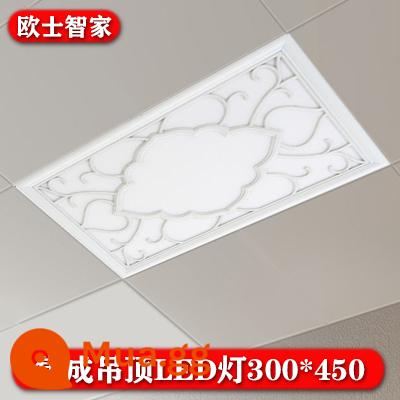 300x450led panel ánh sáng tích hợp âm trần nhúng khóa nhôm tấm phòng khách nhà bếp âm trần LED30x45 - 300*450 (ngôn ngữ trái tim và điều ước) màu trắng