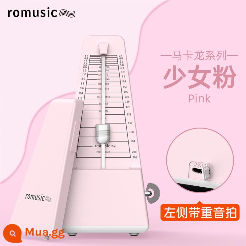 Romusic Cơ Máy Nhịp Piano Kiểm Tra Đặc Biệt Đàn Guitar Guzheng Vĩ Cầm Bầu Bầu Nhịp Điệu Đa Năng - Bột mờ R750