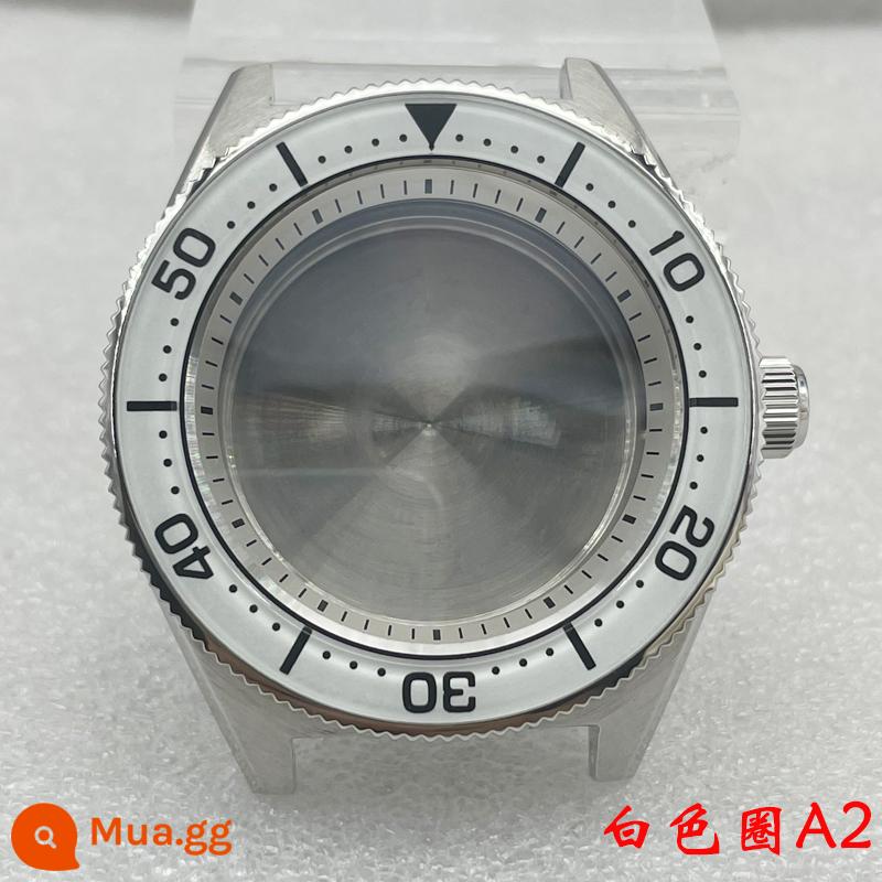 Seiko chất lượng sbdc053 trường hợp sửa đổi Yuanzu nhỏ sapphire gương đôi đồng hồ lặn sửa đổi chuyên nghiệp - A2 trắng