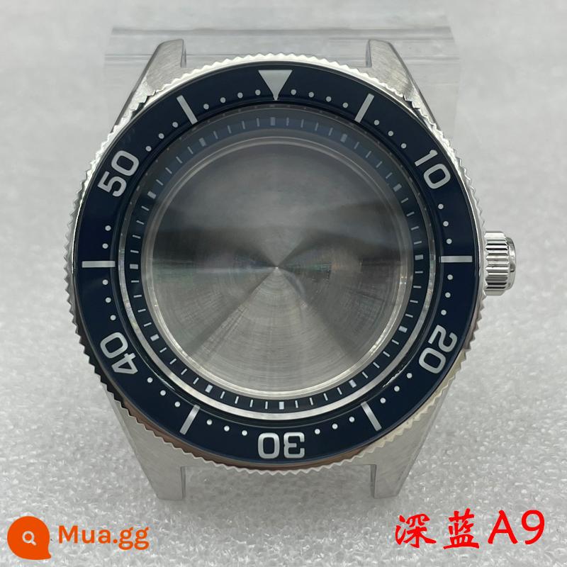 Seiko chất lượng sbdc053 trường hợp sửa đổi Yuanzu nhỏ sapphire gương đôi đồng hồ lặn sửa đổi chuyên nghiệp - A9 xanh đậm