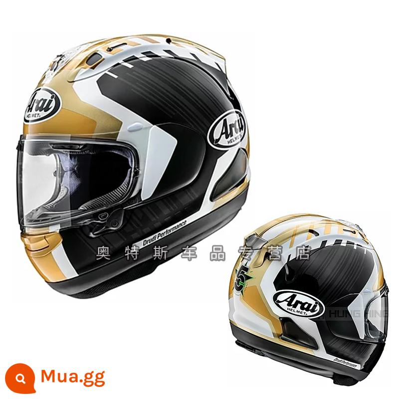 ARAI Nhập Khẩu Nhật Bản Đầu Máy Mũ Bảo Hiểm RX7X Đi GP Theo Dõi Người Chơi Full Mũ Bảo Hiểm Full Cover Đánh Thức Sư Tử - Phiên bản kỷ niệm chức vô địch thứ năm liên tiếp của Jonathan