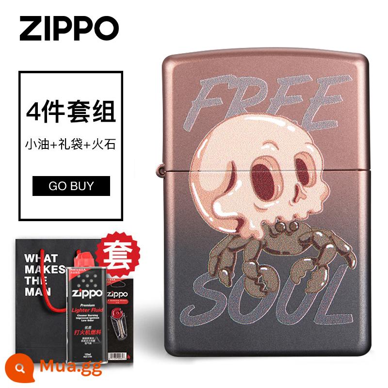 Treasure của Zippo, nhẹ hơn - Linh hồn tự do [bộ bốn mảnh]