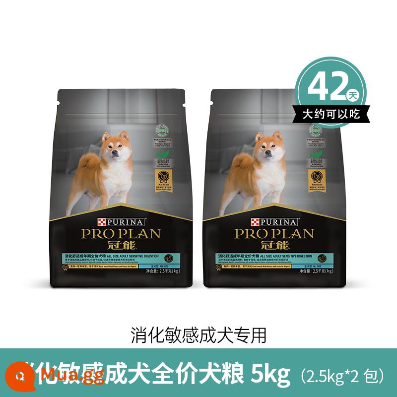 [Nâng Cấp Mới] Thức Ăn Cho Chó Guanneng Intestinal Comfort Food Samoyed Shiba Inu General Digestion Sensitive Dog Food 2.5kg - Công thức dành cho hệ tiêu hóa nhạy cảm 2,5kg*2